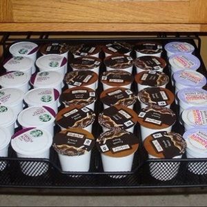 Under the cabinet K pod/K cup holder